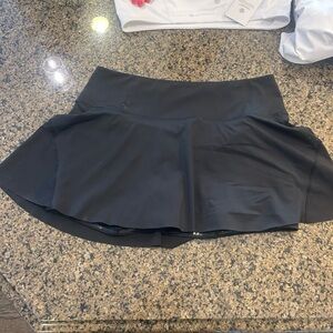 Athleta Gray Skater Mini Skirt High-Low Athletic